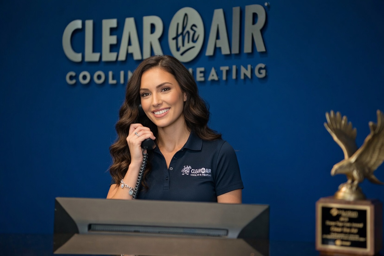 Clear the Air dispatcher answering a customer call